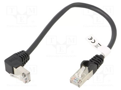 RJ45-Stecker,RJ45-Stecker, abgewinkelt, unten Patch cord