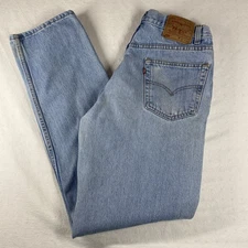 Levis 550 Jeans Mens 36x36 Blue Relaxed Fit Tapered Leg Made Canada Denim