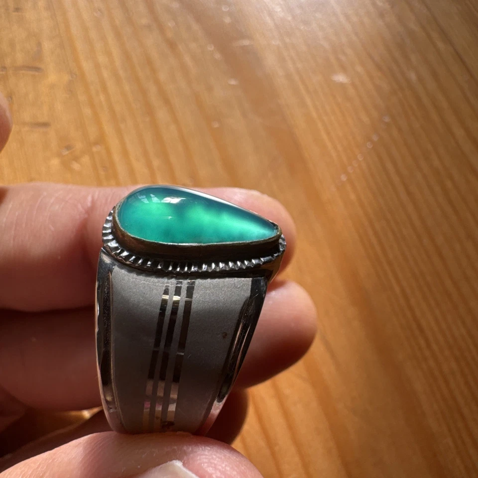 Crisocola natural calcedonia/gema sílice Foto 4 de 4