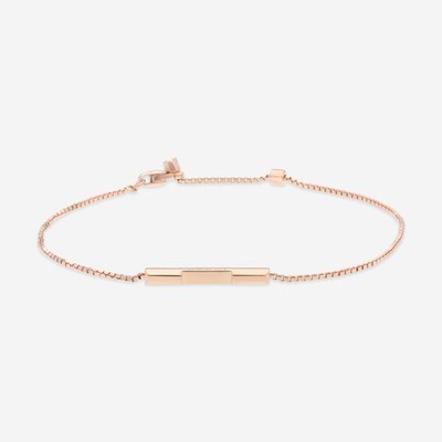Gucci Link to Love 18kt Rose Gold Bracelet YBA662106002016 Size S MSRP $1,250