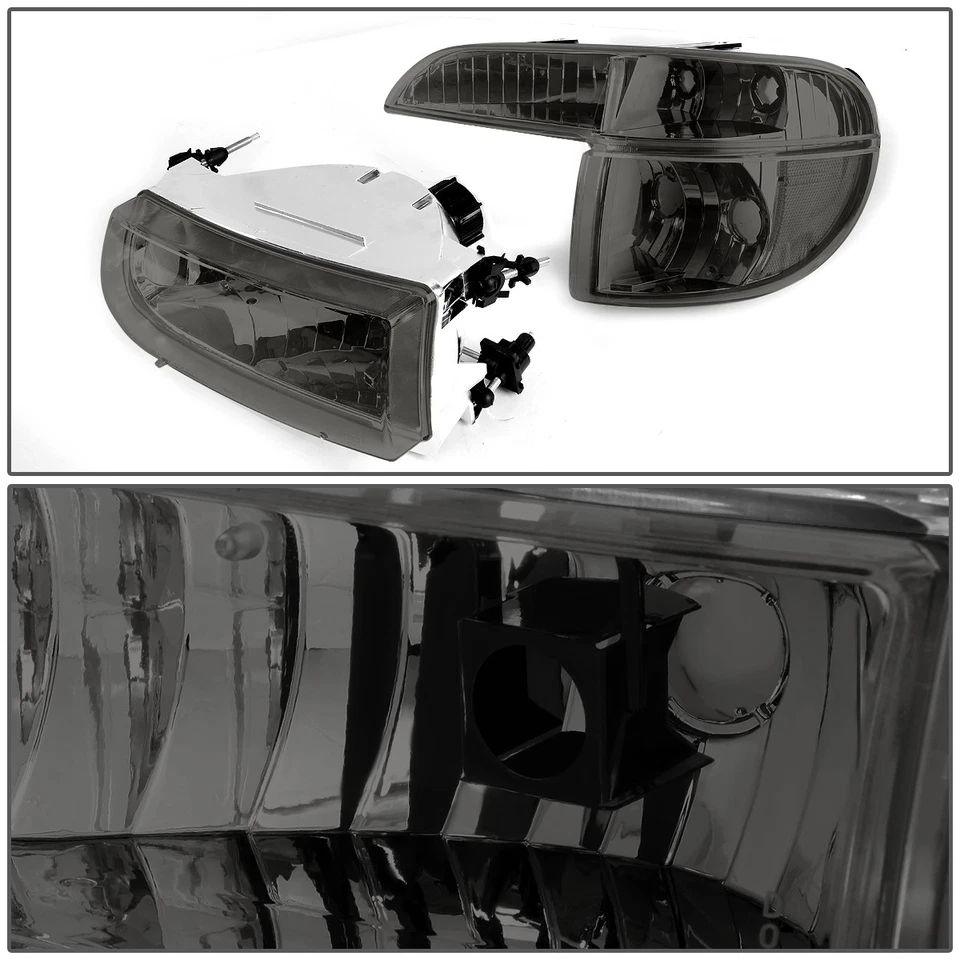 PARA FORD EXPLORER 95-01 FARO GIRATORIO LATERAL TRANSPARENTE AHUMADO LUCES DE PARACHOQUES + JUEGO DE HERRAMIENTAS Foto 3 de 4