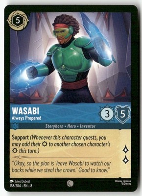 #158/204 - Wasabi - Common WB3 EN8 Lightly played