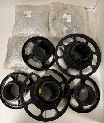 Mimaki 3'' Roll Holder Bundle   Original Media Core Adapters MP-M602302 JV5 TS500