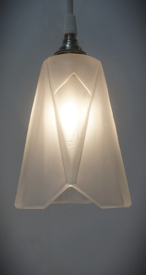 DEGUE French Art Deco Pendant Lights Set of 3 - Image 2 of 4