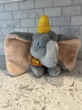 Walt Disney Store Dumbo Elephant Plush Stuffed Animal Bean Bag Toy Circus 11"
