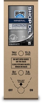 Bel-Ray 301291150033 Shop Mineral Engine Oil 20W50 6Gal Bib
