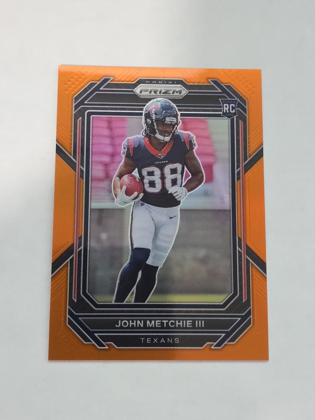 2022 Panini Prizm Rookies Orange /249 John Metchie III #316 Rookie RC Texans