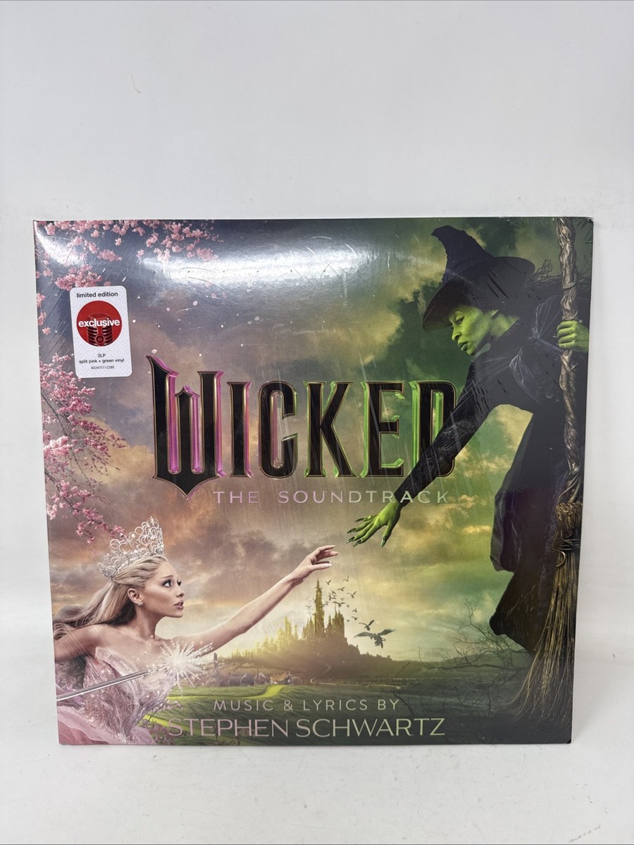 WICKED Limited Edition Target Ex 2LP Split Pink +Green Vinyl