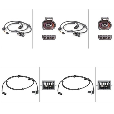 SET-H57012806171 Hella ABS Speed Sensors Set of 4 Front & Rear Driver Passenger