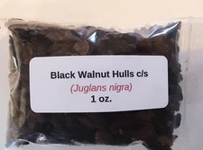 1 oz. Black Walnut Hull c/s (Juglans nigra) Wildcrafted