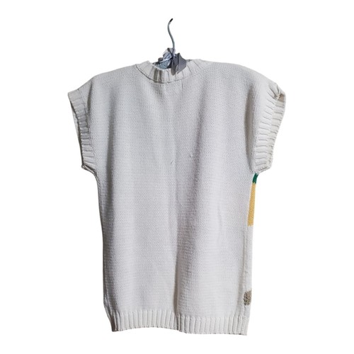 Vintage 80s Koret Petites Size Small Short Sleeve Pullover Sweater Fun Fruit Acrylic - Bild 2 von 13