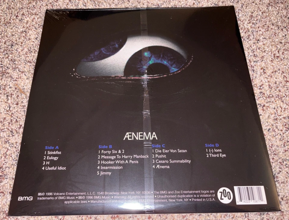 TOOL Ænima Aenima Double LP Vinyl 2LP New Sealed - Image 2 of 2