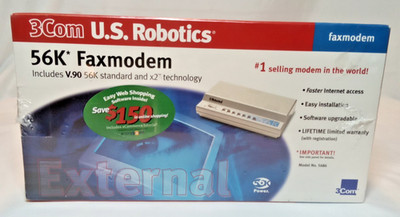 3Com US Robotics 56k Fax modem Model 5686 NIB
