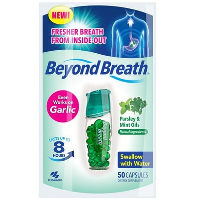 Breath Freshening Capsules Works On Garlic Bad Breath Lasts Up To 8 Hours 50