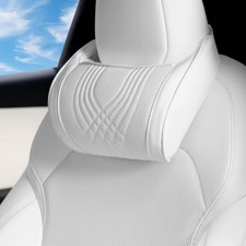 Memory Foam Car Headrest Neck Pillow For Driving - White 1 Pack Comfort Suppor Memory Foam Car Headrest Neck Pillow For Driving - White 1 Pack Comfort Suppor