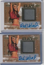 2021 Upper Deck AEW Spectrum Red Velvet On the Mat Gold auto RC - /25