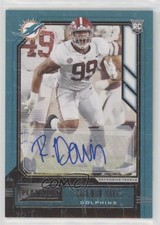 2020 Panini Playbook Rookies Signatures Raekwon Davis #187 Auto 1g4r