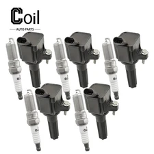 5pcs Ignition Coil and Spark Plug For Colorado Chevrolet L5 3.7L 2007-2012