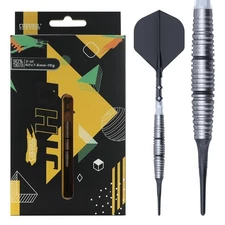 CUESOUL JIHO S8 19g Soft Tip 90% Tungsten Dart Set with Unifying T19 Flights
