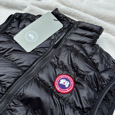 Canada Goose Black Hybridge Badge Lite Vest Gilet - 2715M - New