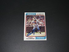 HARMON KILLEBREW HOF autograph 1974 Topps #400 Minn Twins EX++ O/C