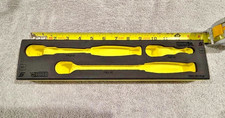 Snap-On 1/4 DRIVE HI VIZ YELLOW RATCHET FOAM ORGANIZER THLF72, TKF72, & THLL72