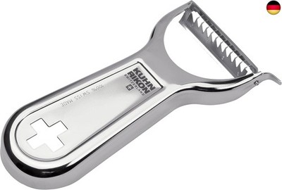 KUHN RIKON 22994 Swiss Metallic Sparschäler Julienne, Edelstahl, silber, 