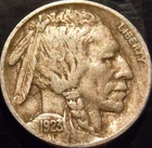 1923-P Buffalo Nickel Choice Original VF/XF