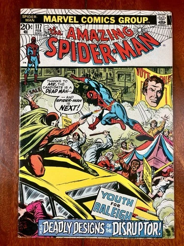 The Amazing Spider-Man # 117 FEB 1972 Story Adapted from Spectacular Spider VG+