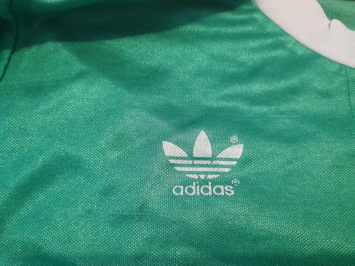 MAGLIA SHIRT VINTAGE FOOTBALL MATCH GREEN WHITE ADIDAS BIANCO VERDE - Imagen 3 de 5