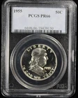 1955 Franklin Proof Half Dollar 50c PCGS PR66