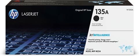 Cartouche de toner noir HP 135A anti-gaspillage pour impression laser fluide
