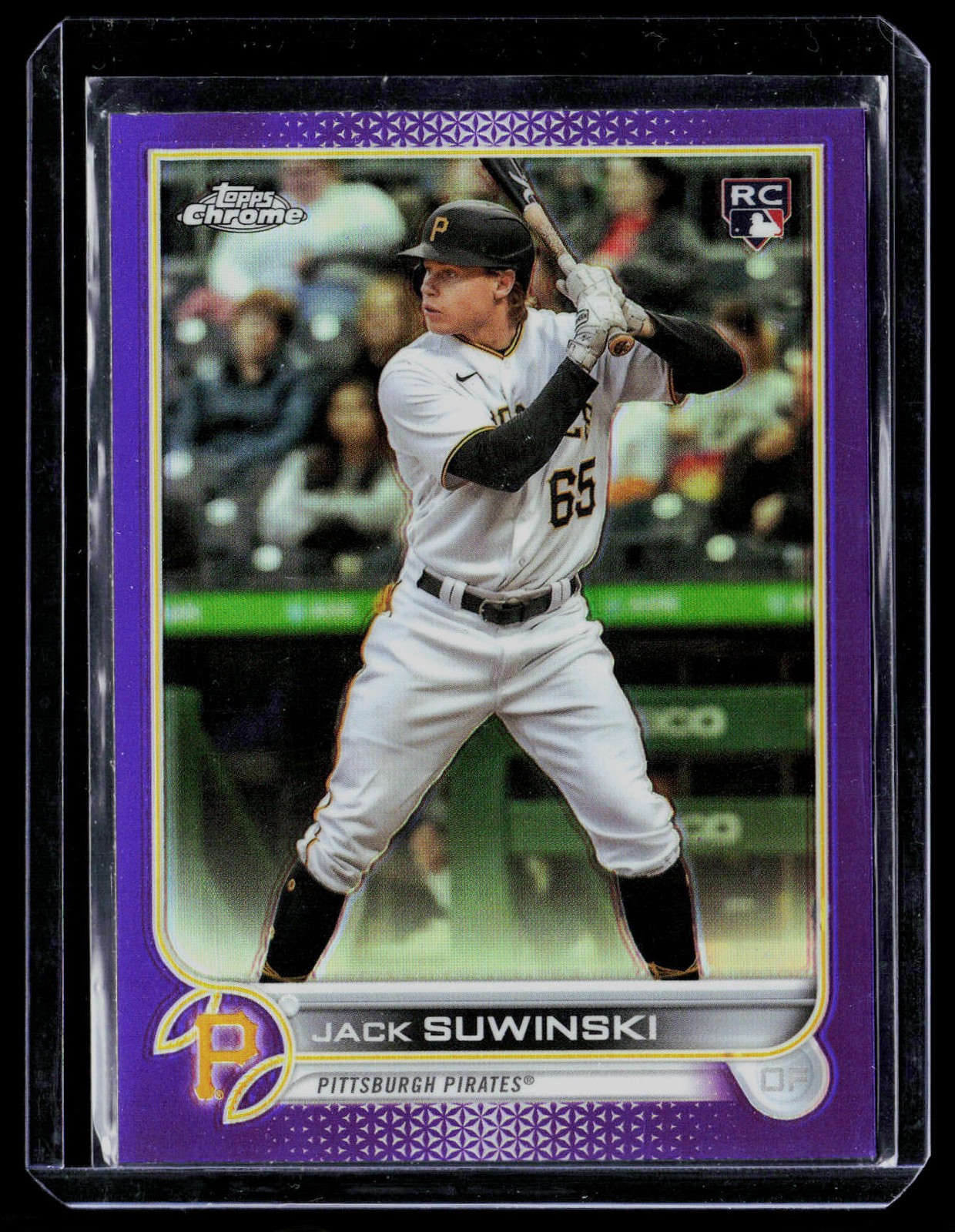 2022 Topps Chrome Update #USC180 Jack Suwinski Purple Refractor