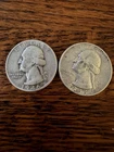 1946 & 1952 Washington Quarters As Shown