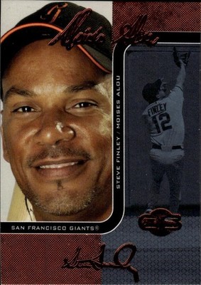 2006 Topps Co-Signers #DUO-B 64 Moises Alou / Steve Finley Blue #/125
