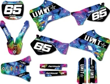 Custom Graphics, decal kit for Yamaha YZ 250 1996 - 2001 Tye style sticker kit