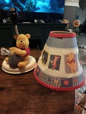 Disney Winnie The Pooh Lamp,still works fine,lamp shade has some wear,still nice
