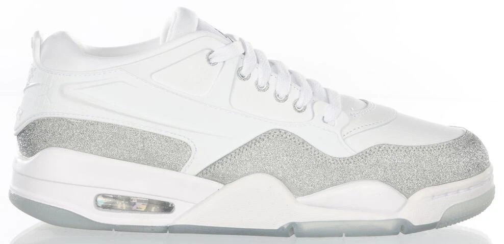 Jordan 4 RM White Silver Glitter W