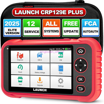 2026LAUNCH CRP129E PLUS Elite OBDII Car Scanner Diagnostic Tool Full System TPMS