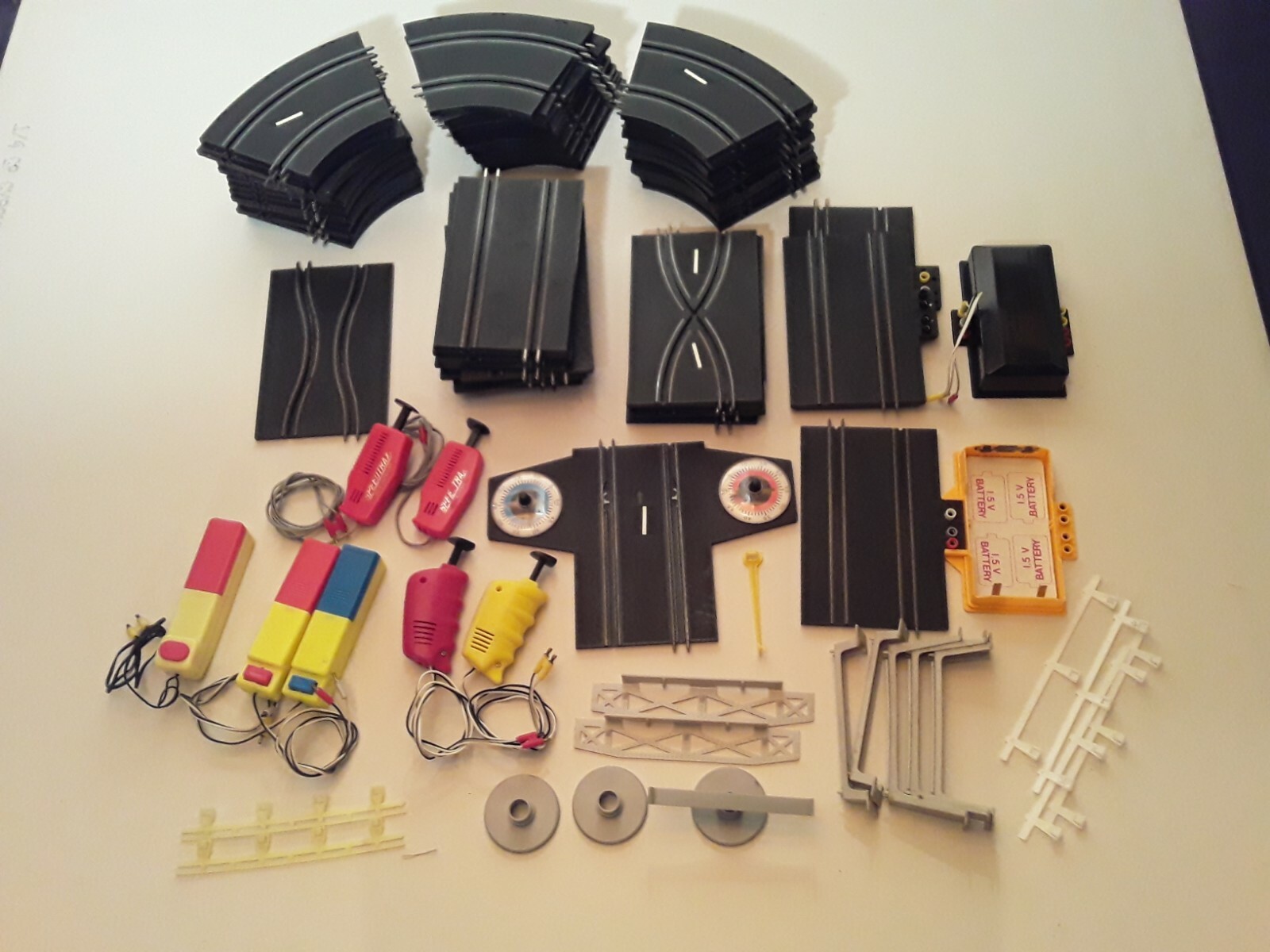 Vintage Grand Prix Speed Trax Slot Car Track Parts Pieces lot eBay