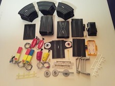 Vintage Grand Prix Speed Trax Slot Car Track Parts Pieces lot