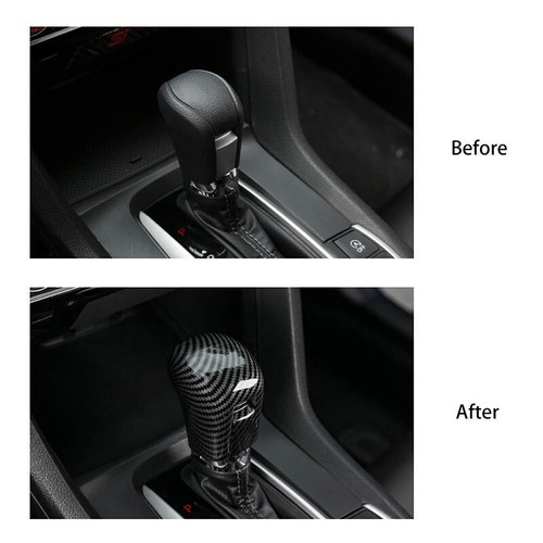 Automatic Transmission Lever Trim for 10th Gen Civic Gear Shifting Knob Cover - Picture 9 of 12