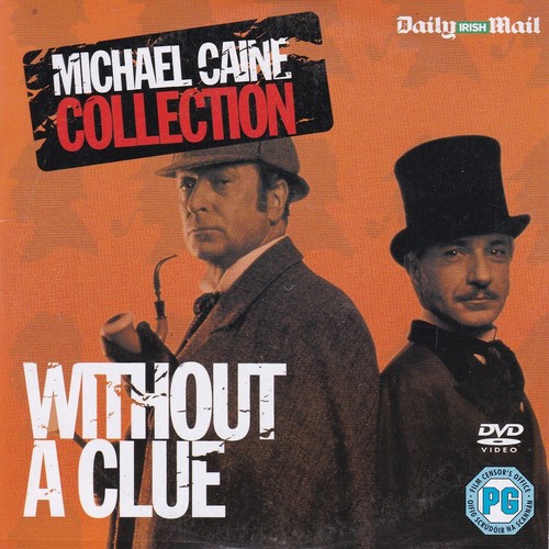WITHOUT A CLUE ( DAILY IRISH MAIL Newspaper DVD ) MICHAEL CAINE