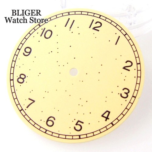 33.5mm Vintage Roman Numerals Watch Dial Fit NH35 NH36 2824 PT5000 Movement - Picture 9 of 47