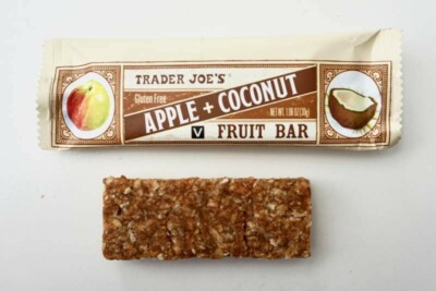 Trader Joe's Gluten Free Apple + Coconut Fruit Bars (Pack of 12)