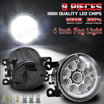 For FORD C-MAX 2013-2018 Round LED Fog Lights