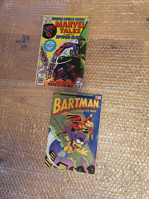 Bartman meets Radioactive Man #3 1994 Bongo + Spiderman, Marvel-Tales Jan. 1987