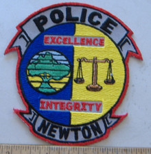 NEWTON  POLICE  IOWA   POLICE FABRIC   PATCH
