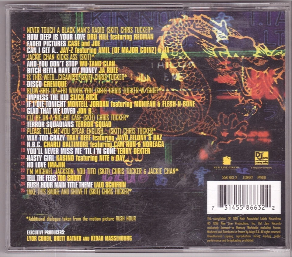 Def Jam's Rush Hour Soundtrack (CD 1998) - Bild 2 von 3