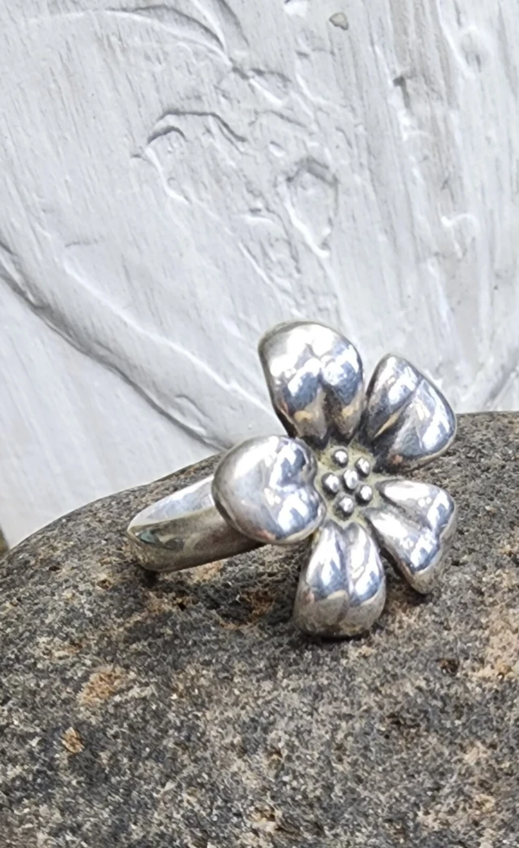 James avery retired flower ring deals